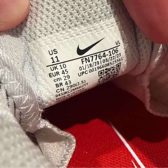 Size 11 Nike Vapor Edge Speed 360 2 Football Cleats White/Red FN7764-106 NEW